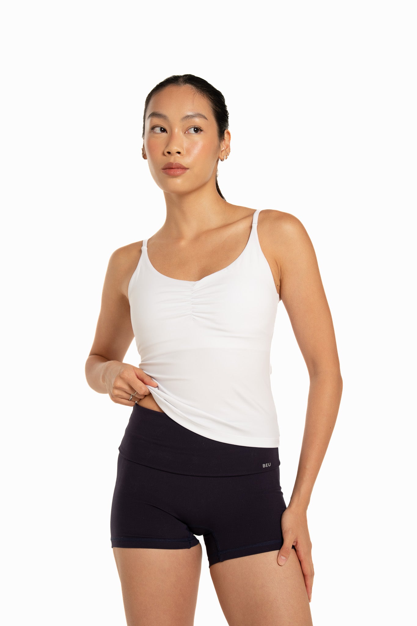 Foldover Short - Navy