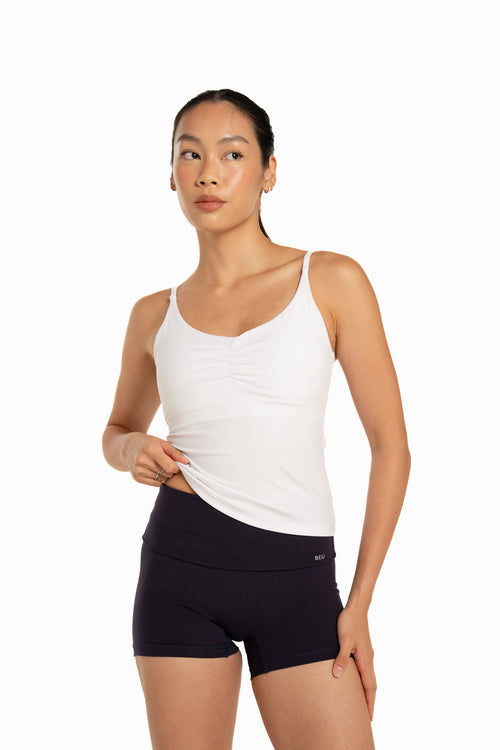 Foldover Short - Navy