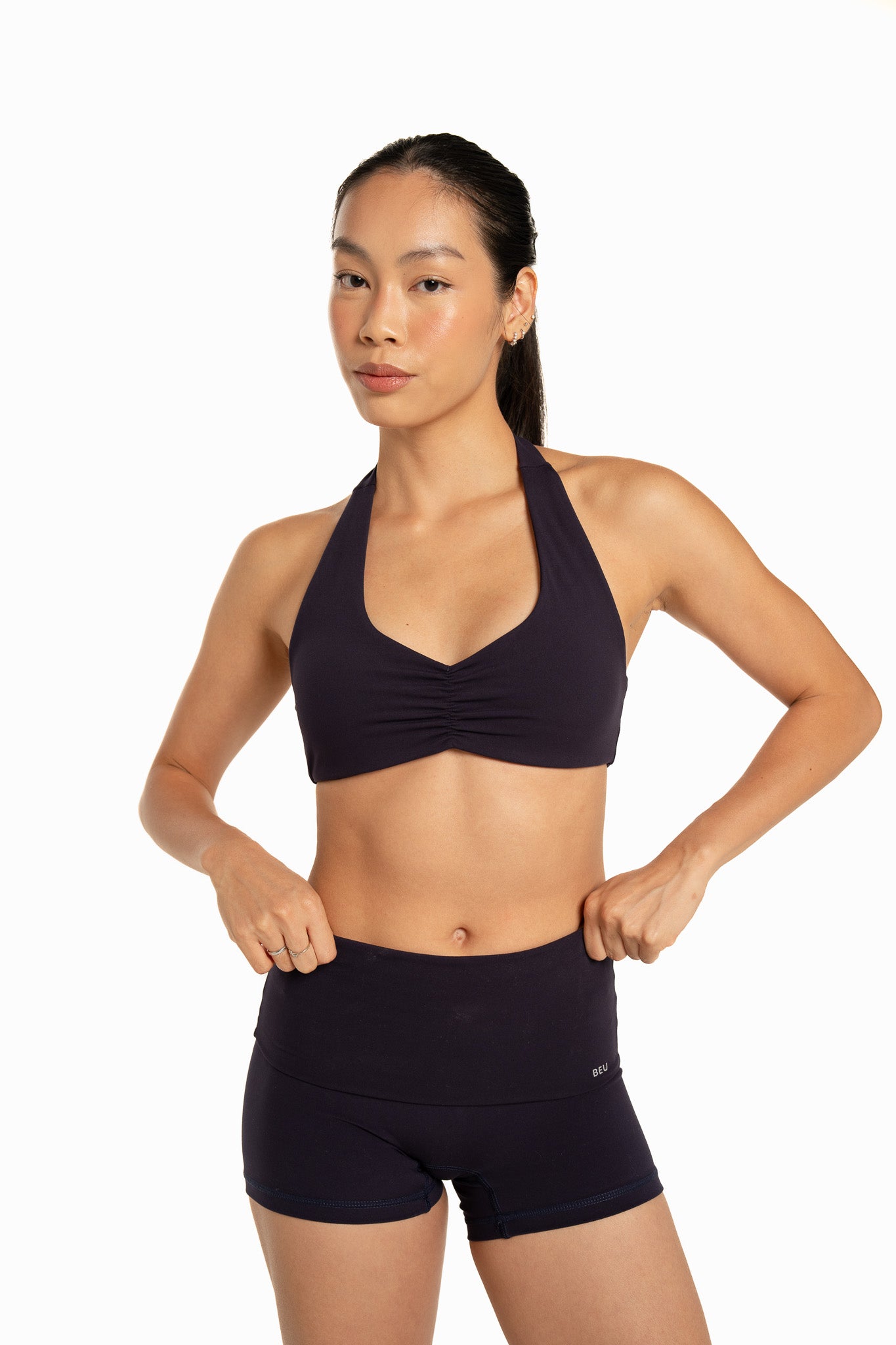 Foldover Short - Navy